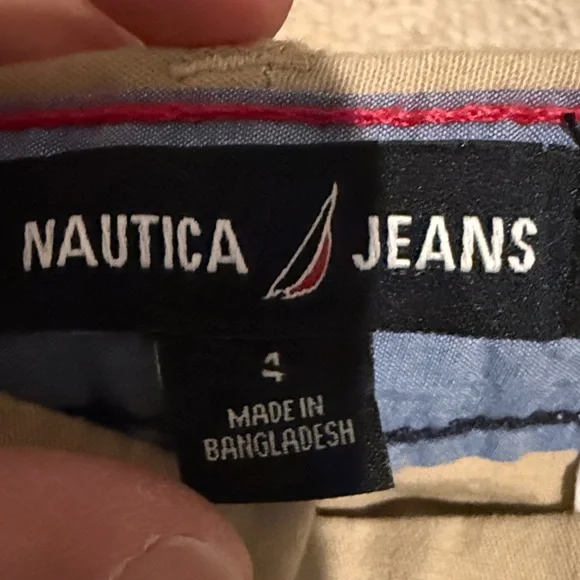 NWT- Nautica Jeans Women's Khaki Straight Leg Pants - Picture 2 of 10